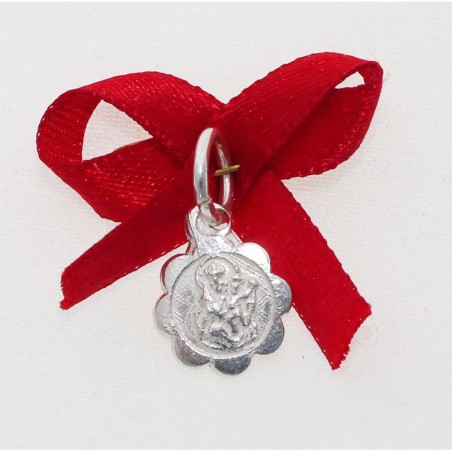 Medalla Plata Bebé – Protectora contra Mal de Ojo 👶✨ Regalo Seguro