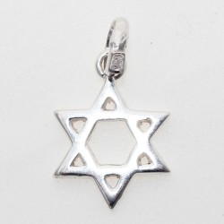 Colgante Estrella David Plata 950 – Símbolo de Fe y Protección Divina