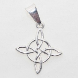 Nudo de Bruja Plata 925 – Talismán Mágico de Protección Ancestral