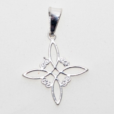 Nudo de Bruja en Plata 925 – Símbolo Mágico de Protección y Tradición