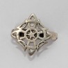 Anillo de Plata - Estrella, Nudos de Bruja y Medias Lunas