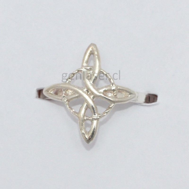 Anillo Nudo de Bruja en Plata 925 - Protección y Energía Infinita Anillo Nudo de Bruja en Plata 925 - Protección y Energía Infinita